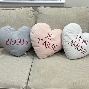 Candy Heart Pillows